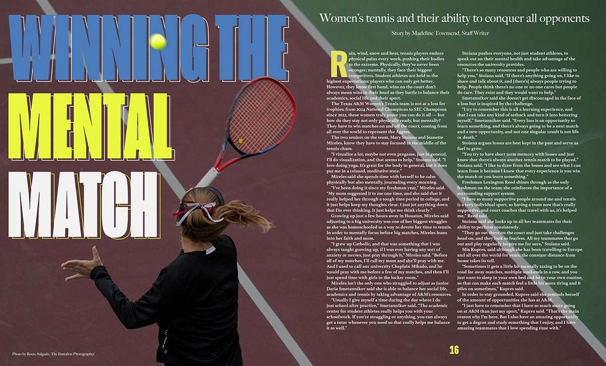 Maroon Life — Winning the Mental Match tennis feature