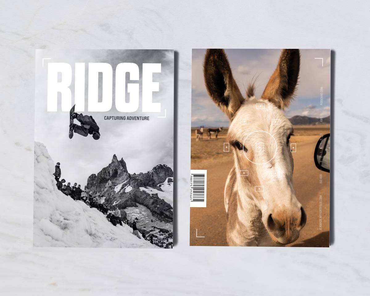 RIDGE Magazine front and back cover